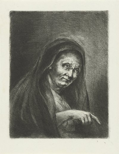 老婦人 作： Jan Chalon