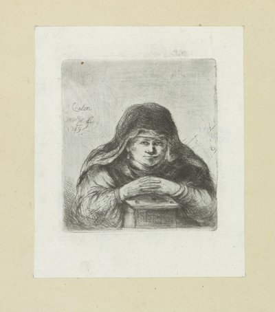 ストーブの上の女性 The Compleat Work of Etchings by John Chalon / Oeuvre Complette des Eaux Fortes par Jean Chalon (シリーズ名) 作： Jan Chalon
