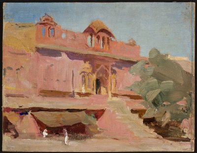 ジャイプール - 建物。インドへの旅から 作： ヤン・シアグリンスキー