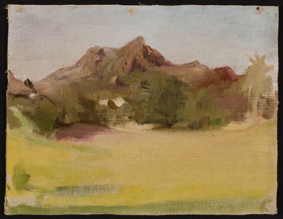 Landschaft mit Bergen. Aus der Reise nach Indien 作： ヤン・シアグリンスキー