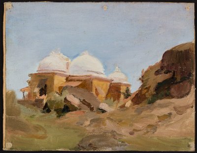 Tempel mit weißen Kuppeln. Von einer Reise nach Indien 作： ヤン・シアグリンスキー