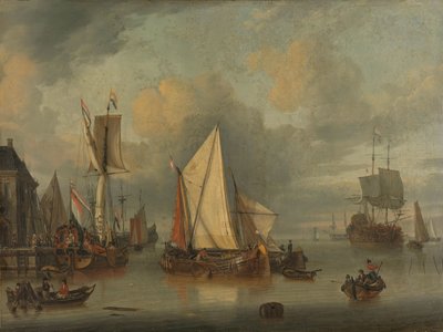 A Calm (Ships in the Harbour by Calm Weather) 作： Jan Claesz. Rietschoof