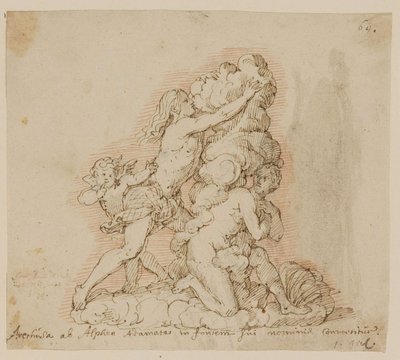 アルファイオスとアレトゥサ 作： Jan Claudius de Cock