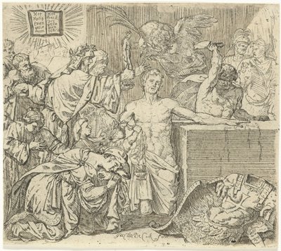 ノイスの聖クイリヌスの拷問 作： Jan Claudius de Cock