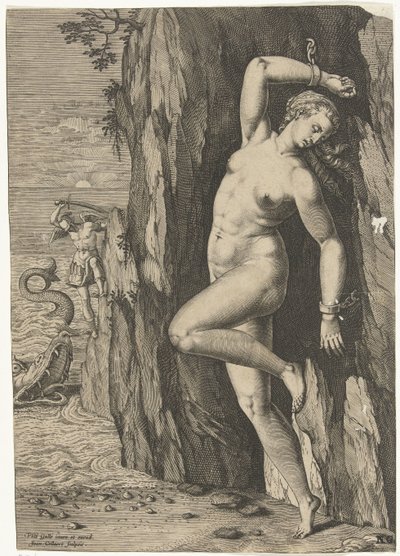 アンドロメダ座のペルセウス 作： Jan Collaert (II)