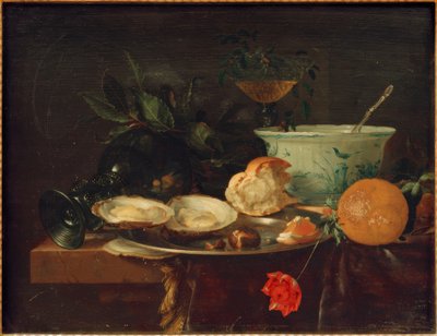 朝食の静物 作： Jan Davidsz de Heem