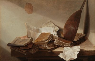本のある静物 作： Jan Davidsz de Heem