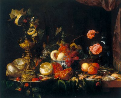 静物 作： Jan Davidsz de Heem