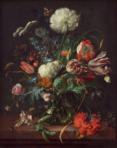 花瓶 作： Jan Davidsz. de Heem