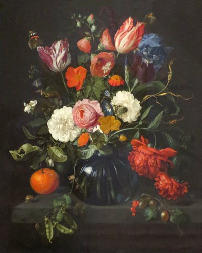 花瓶 作： Jan Davidsz. de Heem