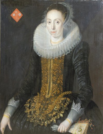 Eritia Aukje Hoppersの肖像、No De Blocq、1622年 作： Jan De Salle