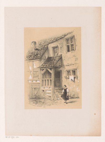 住宅のファサード 作： Jan Diederikus Kruseman