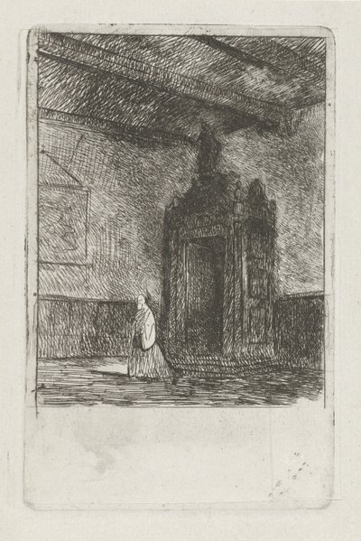 典礼の建物の内部 作： Jan Diederikus Kruseman