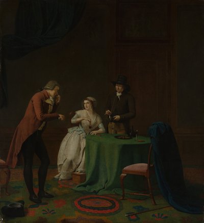 会話の断片 The Sense of Smell、おそらく 1791 年。 作： Jan Ekels the Younger