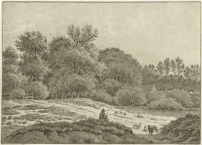 Overveenの近くの風景 作： Jan Evert Grave
