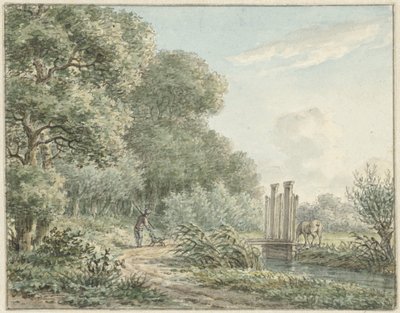 Amstelveense Weg のハイカー 作： Jan Evert Grave
