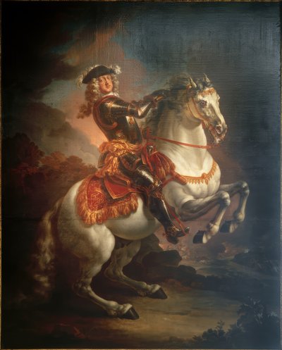 プファルツ・ノイブルグ選帝侯ヨハン・ウィルヘルムの騎馬像 作： Jan Frans Douven