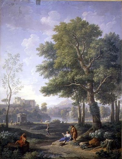 ベルヴェデーレのあるカプリッチョビュー 作： Jan Frans van Bloemen