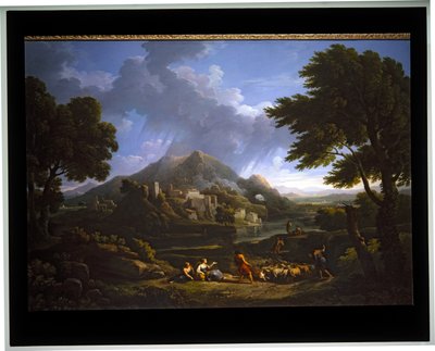 カンパーニャの風景 A Temporale（キャンバス） 作： Jan Frans van (1662 1749) Bloemen