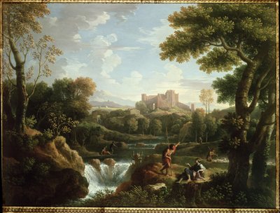 羊飼いのアルカディアンの風景 作： Jan Frans van Bloemen