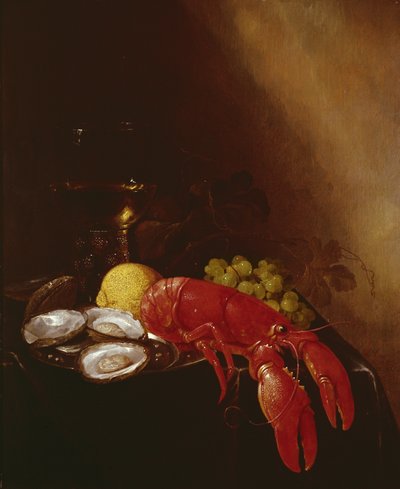 ロブスターのある静物 作： Jan Frans van Son