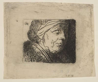 老婆の頭、1620-40。 作： Jan Georg van Vliet