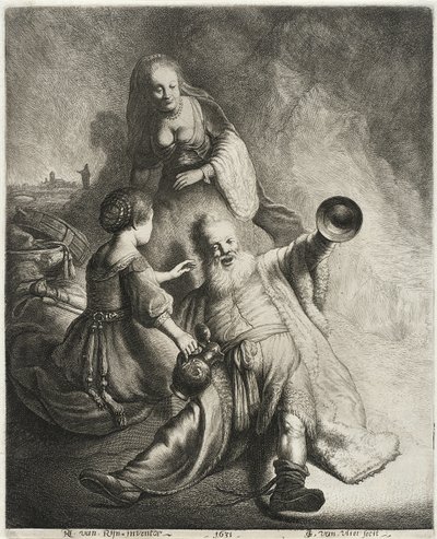 ロットと彼の娘、1631 作： Jan Georg van Vliet