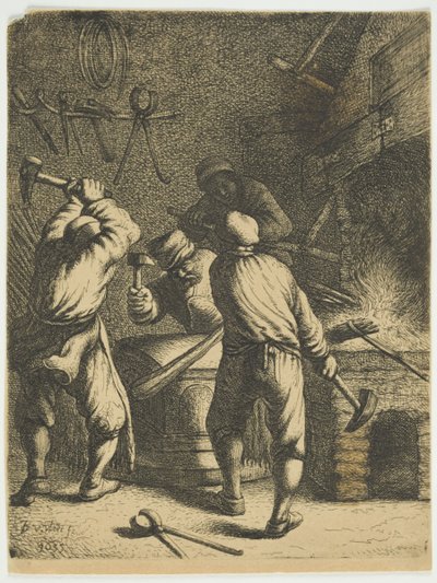 フォージ、1630-35 作： Jan Georg van Vliet