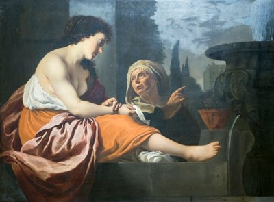 入浴中のバテシバ 作： Jan Gerritsz. van Bronckhorst