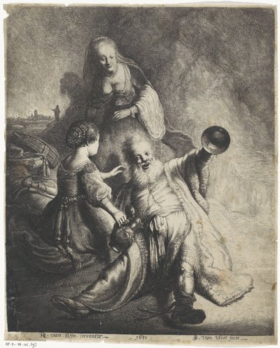 ロトと娘たち 作： Jan Gillisz. van Vliet