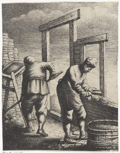 煉瓦職人 職業（シリーズタイトル） 作： Jan Gillisz. van Vliet