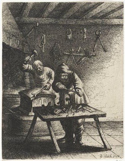 鍵屋 職業（シリーズタイトル） 作： Jan Gillisz. van Vliet