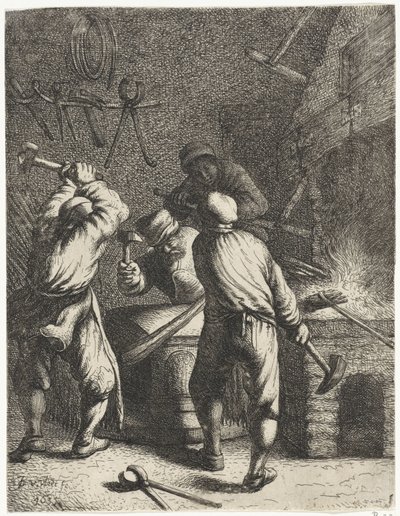 鍛造 職業（シリーズタイトル） 作： Jan Gillisz. van Vliet