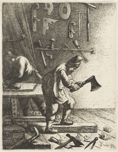 大工さん 職業（シリーズタイトル） 作： Jan Gillisz. van Vliet