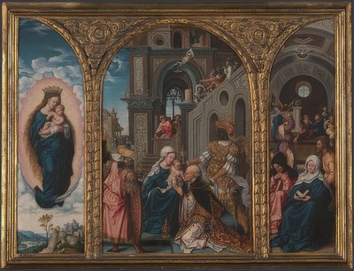 王たちの礼拝 作： Jan Gossaert