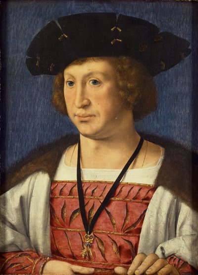 フローリスファンエグモンド1469-1539、ビューレン伯、1536 作： Jan Gossaert