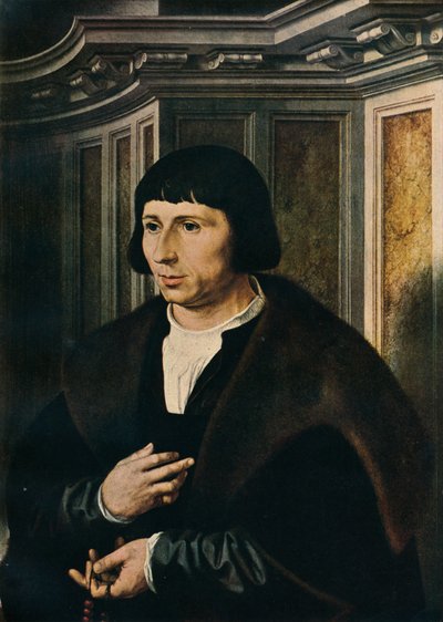 ロザリオの男、c1525 作： Jan Gossaert