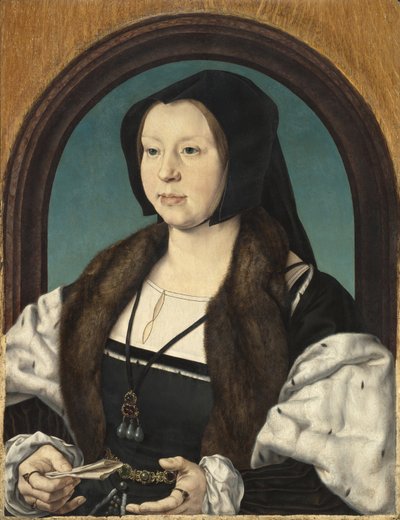 アンナデベルヘスの肖像、1526年頃 作： Jan Gossaert