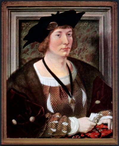 ヘンドリック3世の肖像、ナッソーブレダ伯、c1516-1517、1927年 作： Jan Gossaert