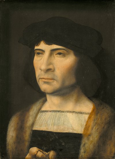 男の肖像 作： Jan Gossaert