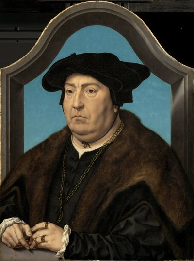 男の肖像、c.1524 作： Jan Gossaert