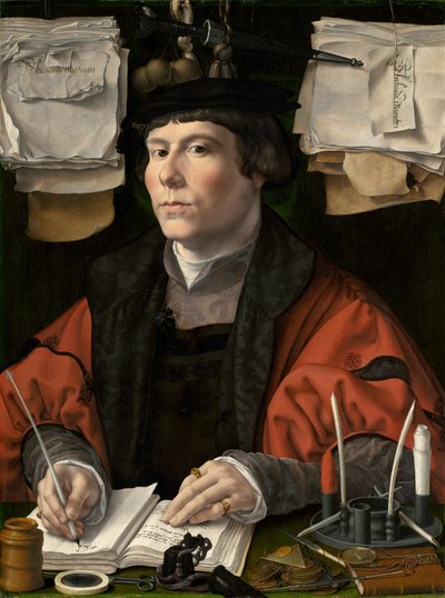 男の肖像、おそらくヤン・スヌーク 作： Jan Gossaert