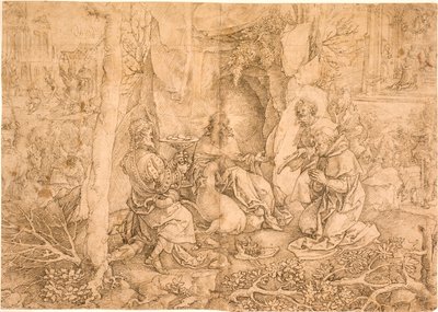 聖ジャイルズの伝説 作： Jan Gossaert