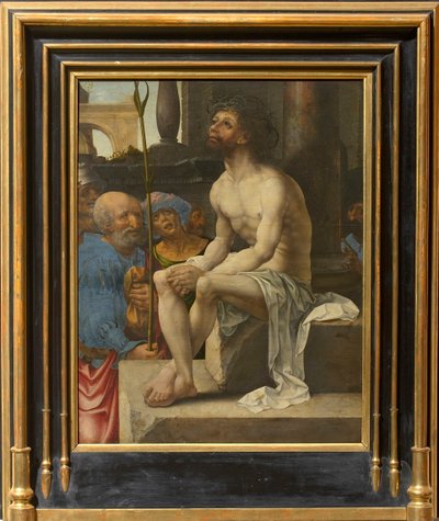 キリストのあざけり、1527年。 作： Jan Gossaert