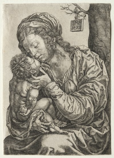 木の根元に座る聖母 作： Jan Gossaert