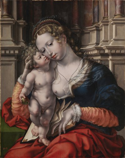 処女と子供 作： Jan Gossaert