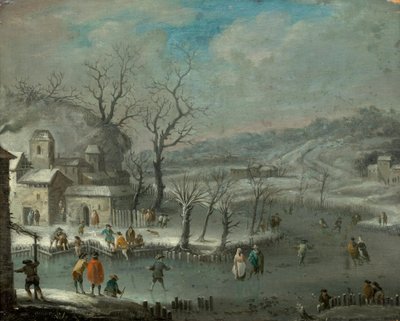 オランダの冬景色 作： Jan Griffier