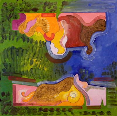 生物学の授業、2006年（木に油彩） 作： Jan Groneberg