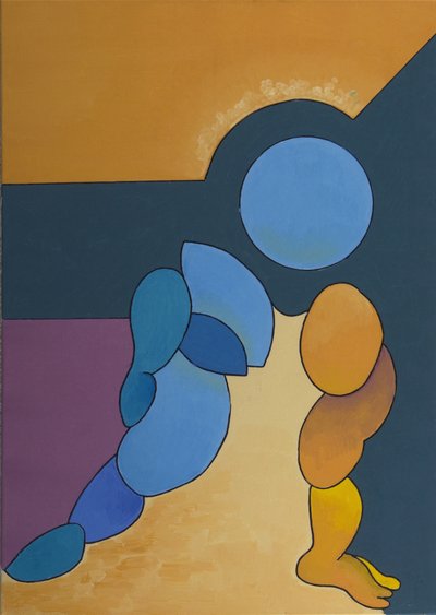 礼拝、2008年（キャンバスに油彩） 作： Jan Groneberg