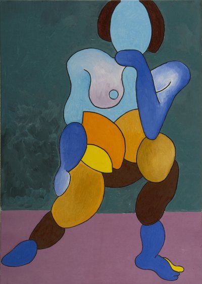 老化モデル、2008年（キャンバスに油彩） 作： Jan Groneberg